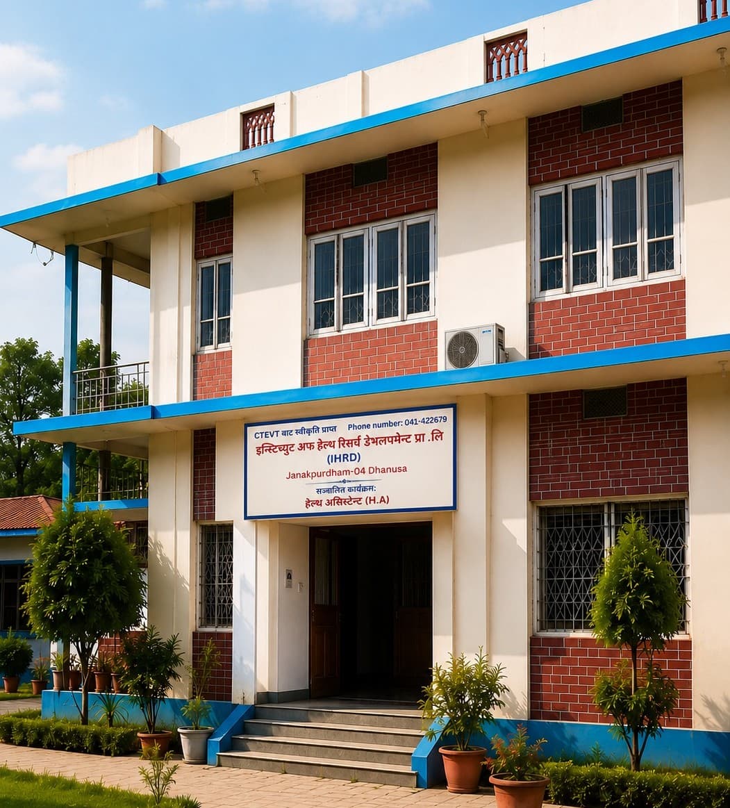 IHRD Janakpur students in clinical training